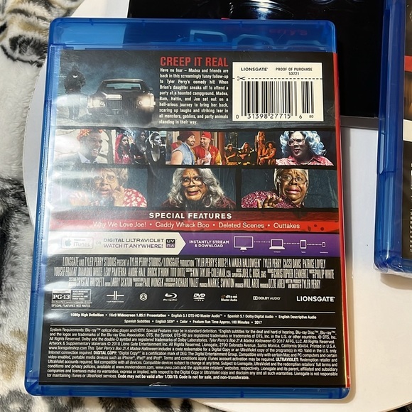 Tyler Perry’s Boo(New) Blu-Ray + Digital HD & Boo 2(Open)Blu-Ray + DVD +… - Picture 7 of 7